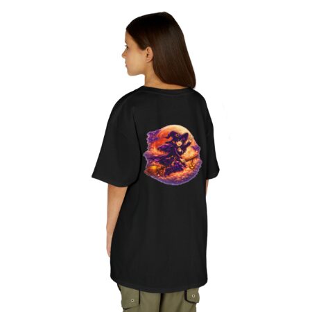 Kids T‑Shirt – Sunset Adventure – Dreamy Back Graphic – Midweight Cotton